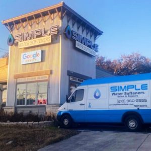 Outside Simple Water Softeners - San Antonio